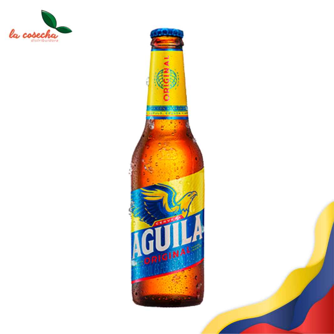 Cerveza Aguila Botella 330Ml cerveza colombiana - La Cosecha