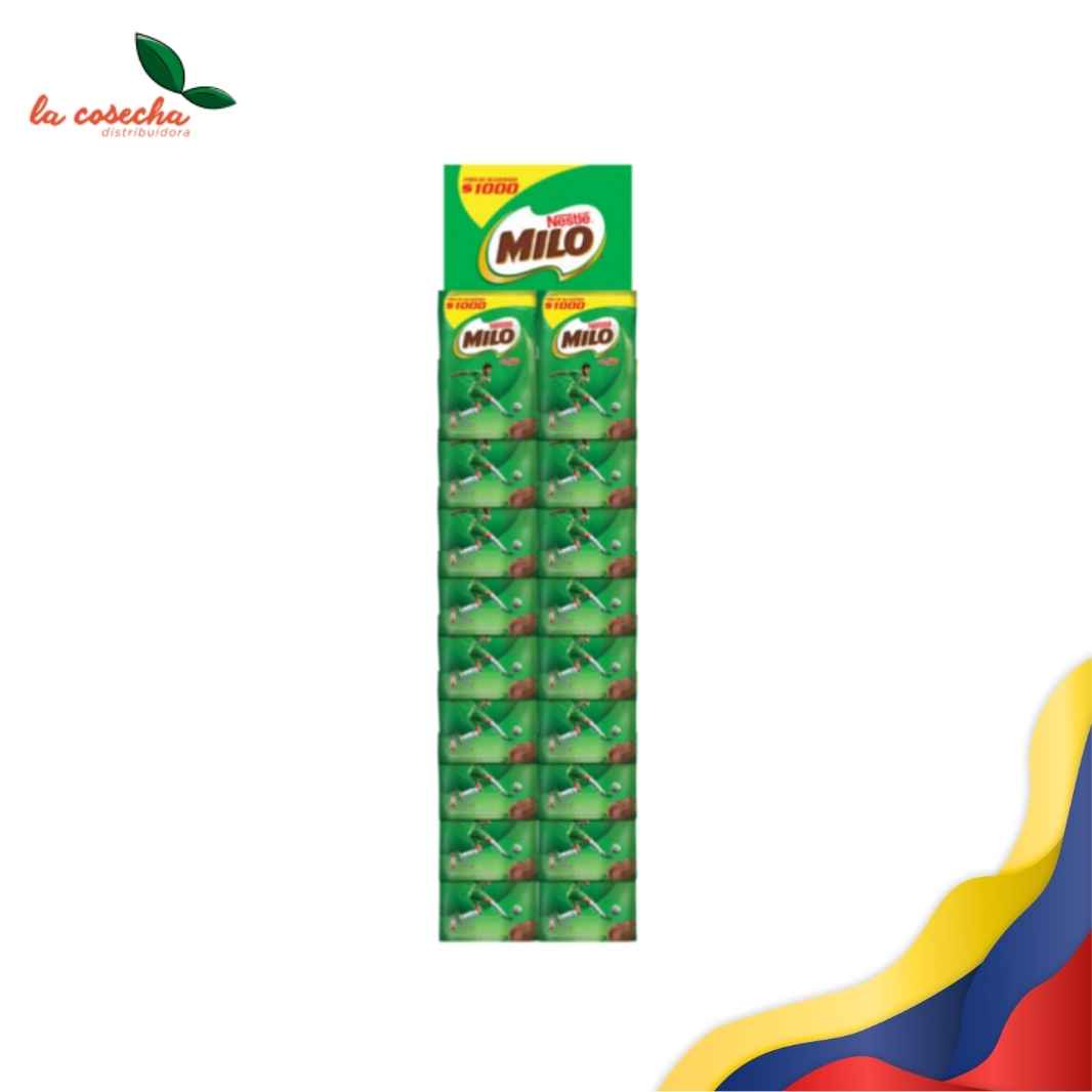 Milo Tira 18 Und De 20G Colombia bebida achocolatada Nestle Milo - La Cosecha