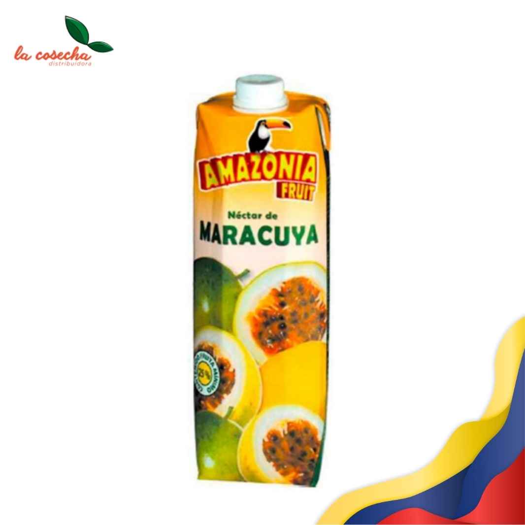 Amazonia Maracuya Jugo 1 Litro nectar tropical Amazonia - La Cosecha